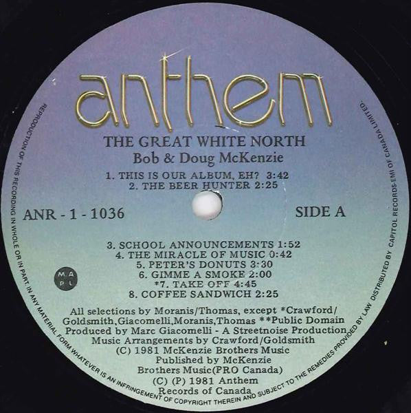 Bob & Doug McKenzie : Great White North (LP, Album)