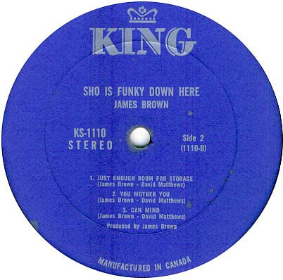 James Brown Plays And Directs The James Brown Band : Sho Is Funky Down Here (LP, Album)