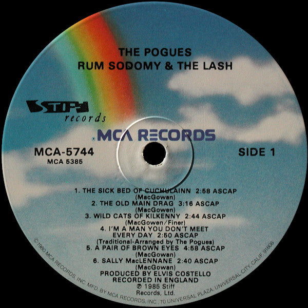 The Pogues : Rum Sodomy & The Lash (LP, Album)