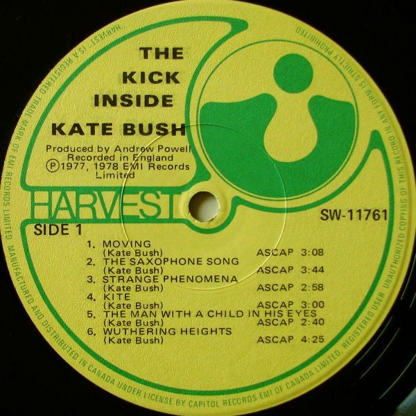 Kate Bush : The Kick Inside (LP, Album)