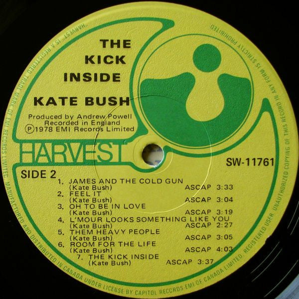 Kate Bush : The Kick Inside (LP, Album)