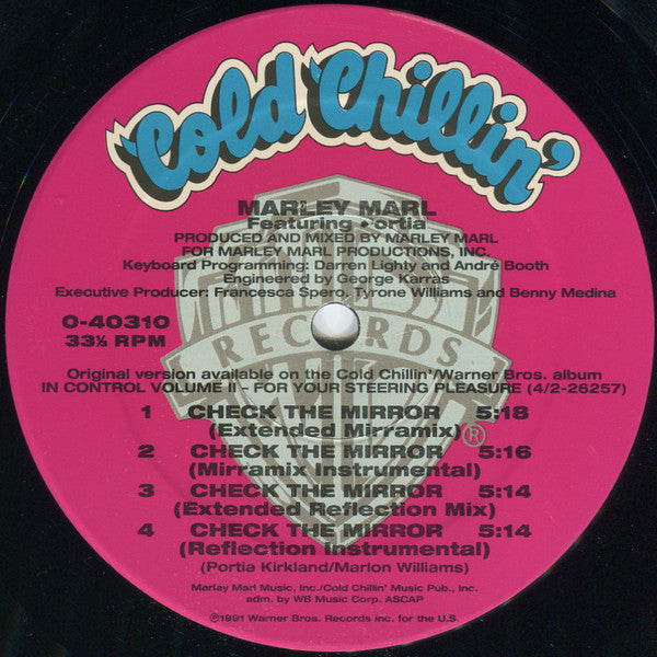 Marley Marl : At The Drop Of A Dime (12", Maxi)