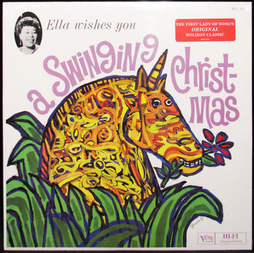 Ella Fitzgerald : Ella Wishes You A Swinging Christmas (LP, Album, RE, 180)