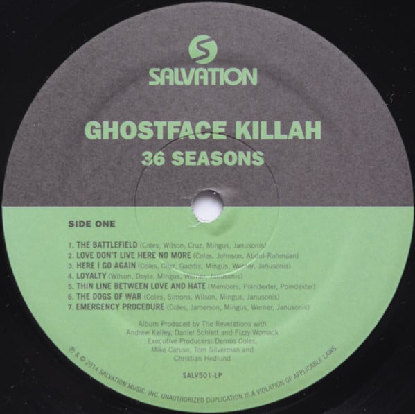 Ghostface Killah : 36 Seasons  (LP, Album, Ltd, Com)