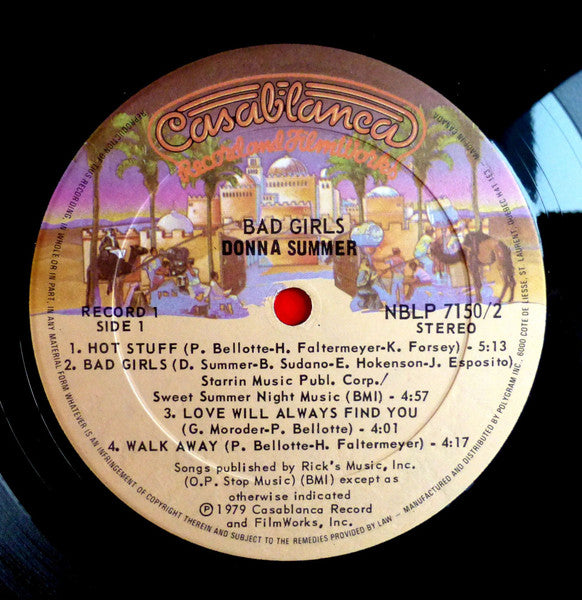 Donna Summer : Bad Girls (2xLP, Album, Gat)