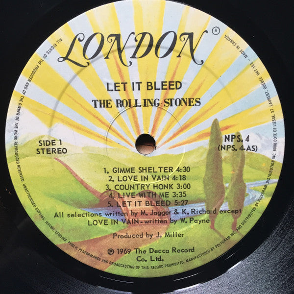 The Rolling Stones : Let It Bleed (LP, Album, RE)