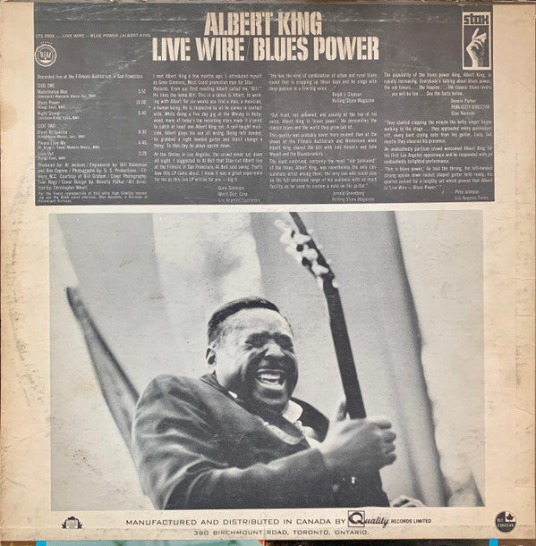 Albert King : Live Wire / Blues Power (LP, Album)