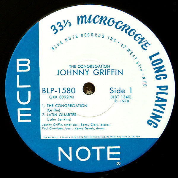 Johnny Griffin : The Congregation (LP, Album, Mono)
