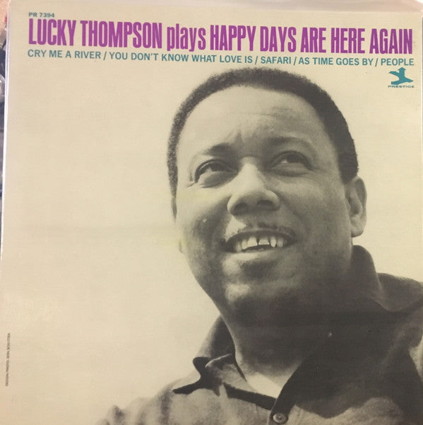 Lucky Thompson : Happy Days Are Here Again (LP, Album, Mono)