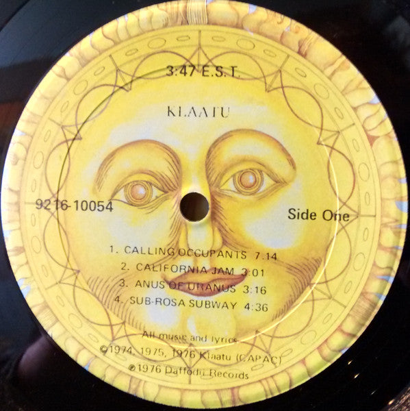 Klaatu : 3:47 E.S.T. (LP, Album, Fir)