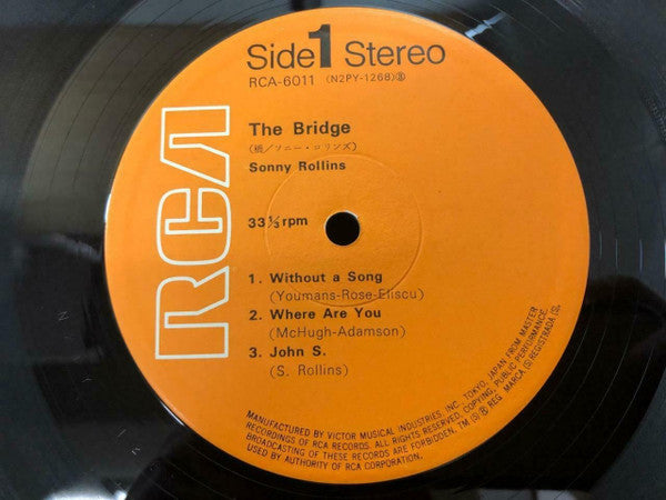Sonny Rollins : The Bridge (LP, Album, RE)