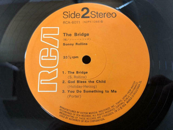 Sonny Rollins : The Bridge (LP, Album, RE)