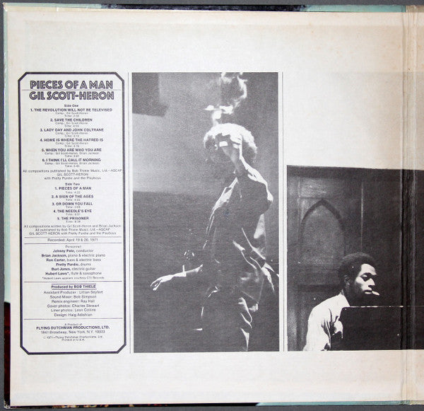 Gil Scott-Heron : Pieces Of A Man (LP, Album, RP, Pre)