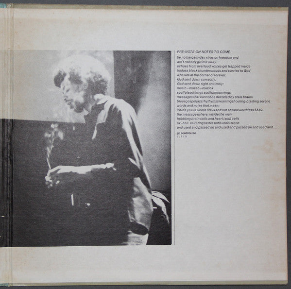 Gil Scott-Heron : Pieces Of A Man (LP, Album, RP, Pre)