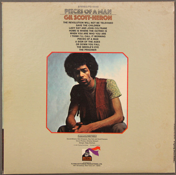 Gil Scott-Heron : Pieces Of A Man (LP, Album, RP, Pre)