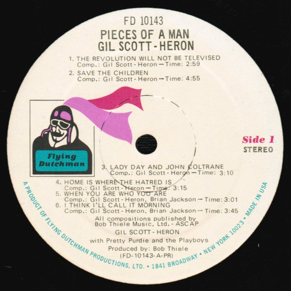 Gil Scott-Heron : Pieces Of A Man (LP, Album, RP, Pre)