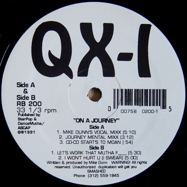 QX-1 : On A Journey (12")