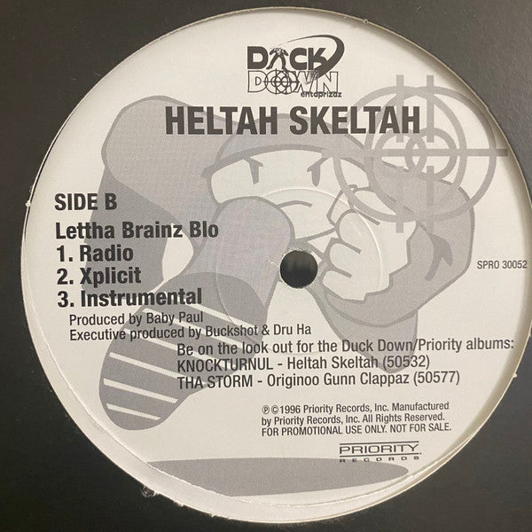 Heltah Skeltah & O.G.C. : Leflaur Leflah Eshkoshka / Lettha Brainz Blo (12", Promo)