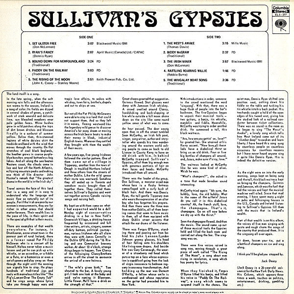 Sullivan's Gypsies : Sullivan's Gypsies (LP, Album)