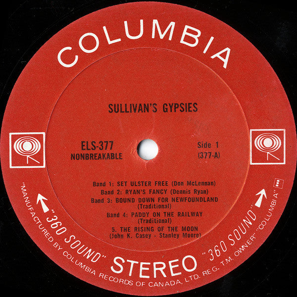 Sullivan's Gypsies : Sullivan's Gypsies (LP, Album)