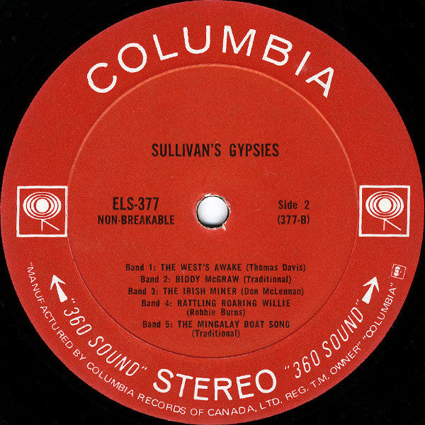 Sullivan's Gypsies : Sullivan's Gypsies (LP, Album)