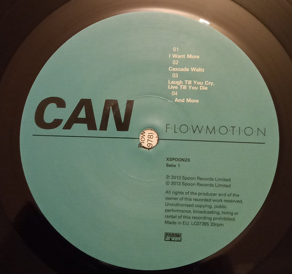 Can : Flow Motion (LP, Album, RE, RM)