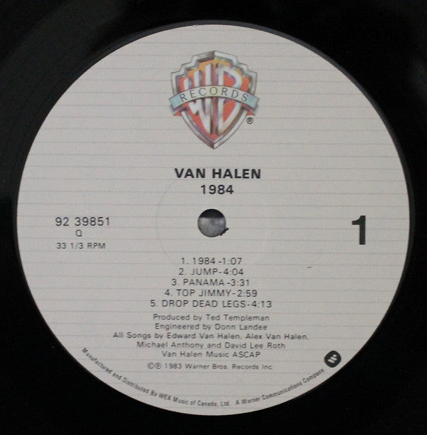 Van Halen : 1984 (LP, Album)