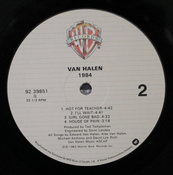 Van Halen : 1984 (LP, Album)