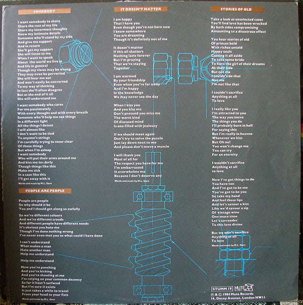 Depeche Mode : Some Great Reward (LP, Album)