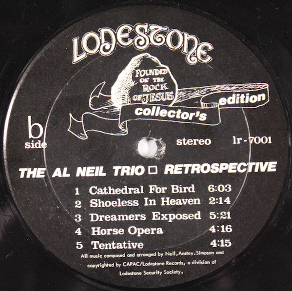Al Neil Trio : Retrospective: 1965-1968 (LP, Comp, Ltd, Num)