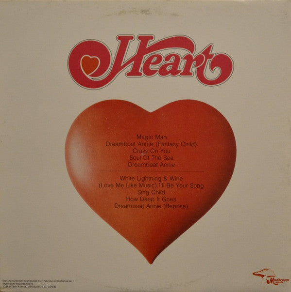 Heart : Dreamboat Annie (LP, Album, Gat)