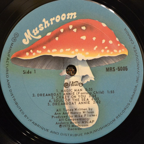 Heart : Dreamboat Annie (LP, Album, Gat)