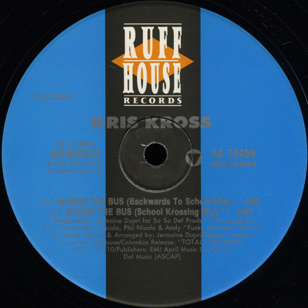 Kris Kross : I Missed The Bus (12")