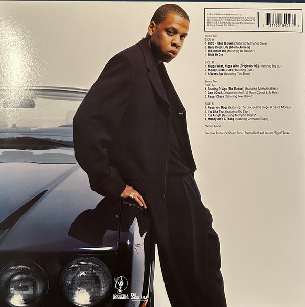 Jay-Z : Vol. 2... Hard Knock Life (2xLP, RE)