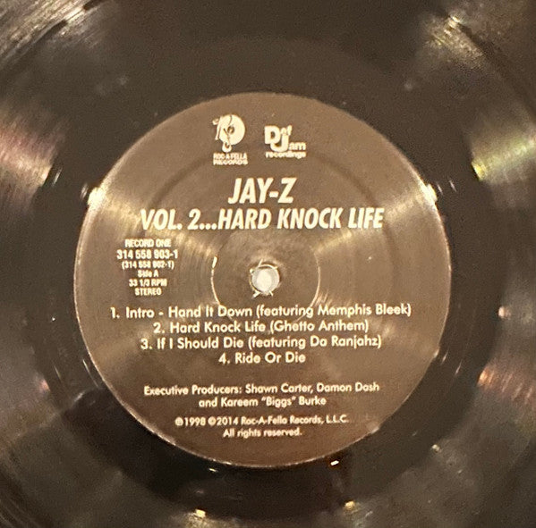 Jay-Z : Vol. 2... Hard Knock Life (2xLP, RE, Gat)
