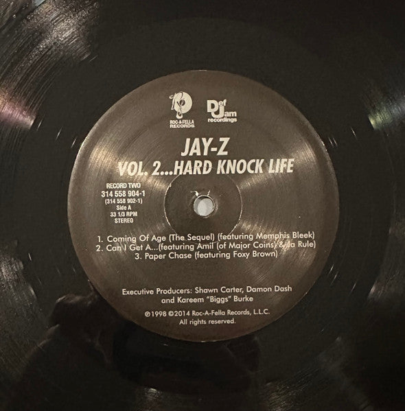 Jay-Z : Vol. 2... Hard Knock Life (2xLP, RE)