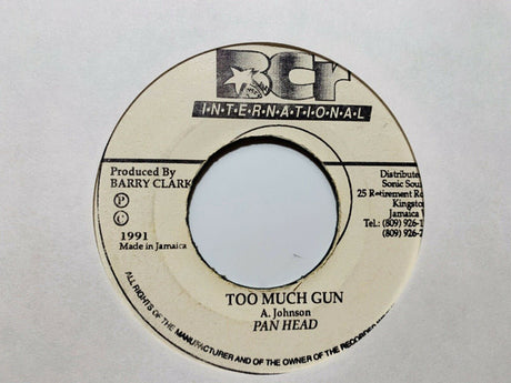 Pan Head : Too Much Gun (7")