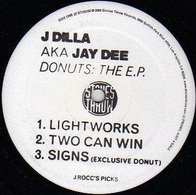 J Dilla AKA Jay Dee : Donuts: The E.P. (12", EP, Promo)
