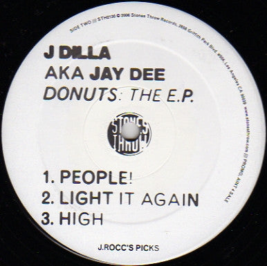 J Dilla AKA Jay Dee : Donuts: The E.P. (12", EP, Promo)