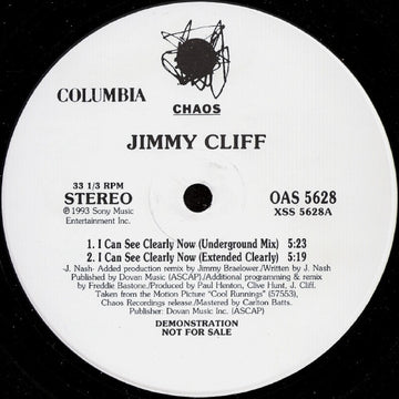 Jimmy Cliff : I Can See Clearly Now (12", Promo)