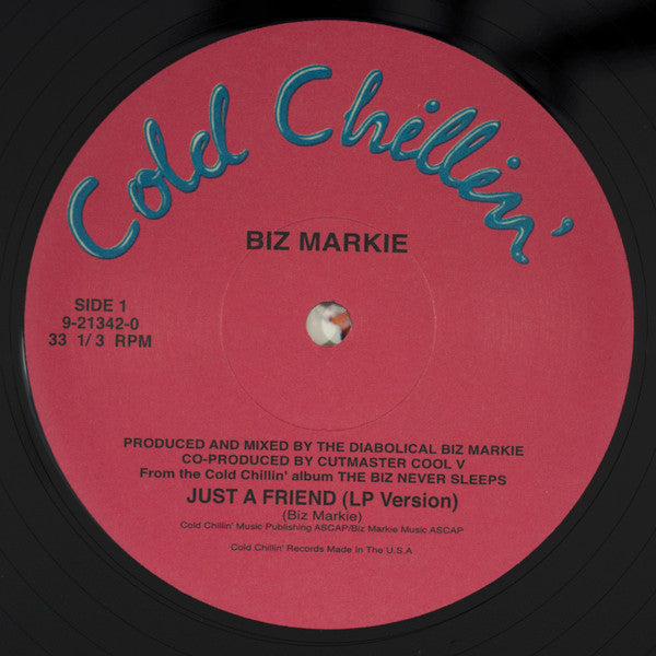 Biz Markie : Just A Friend (12", Maxi)