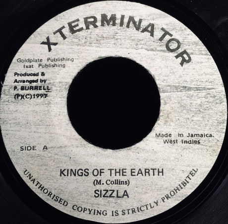 Sizzla : Kings Of The Earth (7")