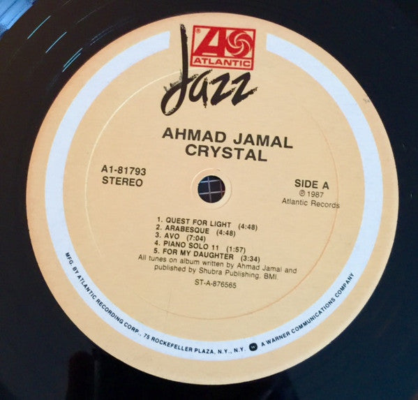 Ahmad Jamal : Crystal (LP, Album, Club)