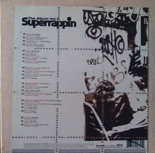 Various : Superrappin (The Album Vol. II) (3xLP, Comp, Gat)
