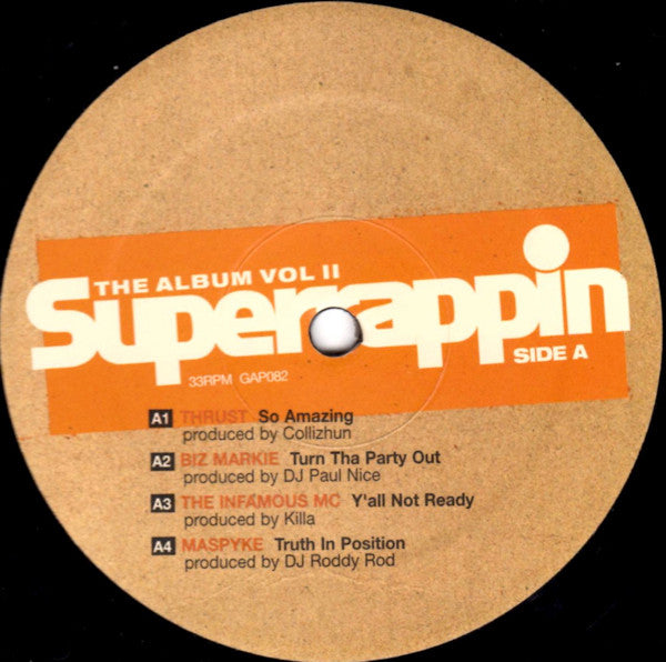 Various : Superrappin (The Album Vol. II) (3xLP, Comp, Gat)