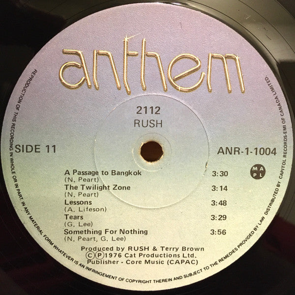 Rush : 2112 (LP, Album, RE, Gat)