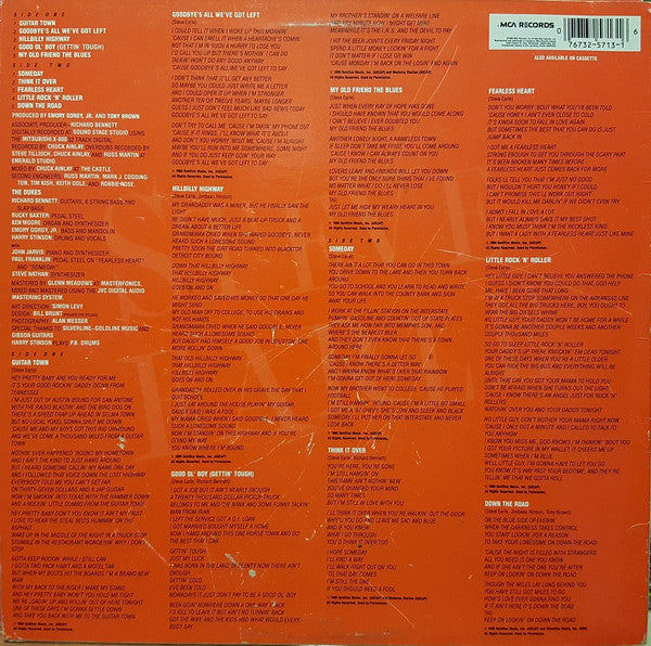 Steve Earle : Guitar Town (LP, Album)