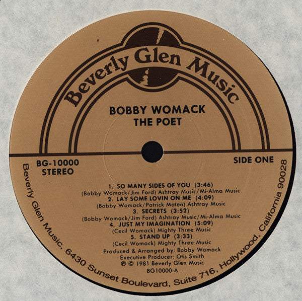 Bobby Womack : The Poet (LP, Album, SRC)