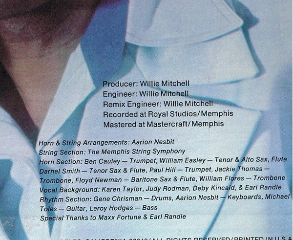 O.V. Wright : The Bottom Line (LP)