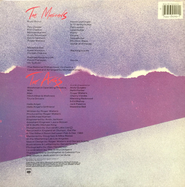 Roger Waters : The Pros And Cons Of Hitch Hiking (LP, Album, Unc)